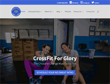 Tablet Screenshot of crossfitforglory.com